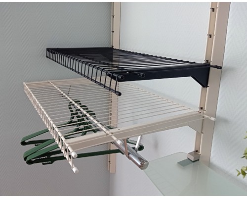 Гардеробная модульная черная в спальню